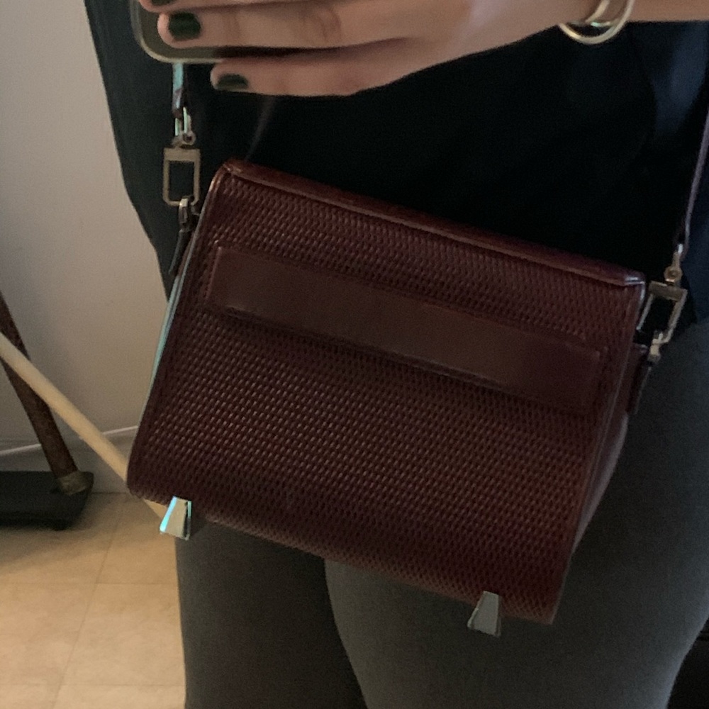 Alexander Wang Mini Chastity Oxblood Leather Xbody - Picture 14 of 14
